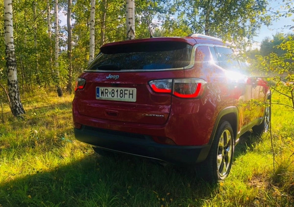 Jeep Compass cena 79000 przebieg: 71500, rok produkcji 2018 z Radom małe 781